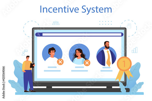 Personnel screening online service or platform. Business recruitment