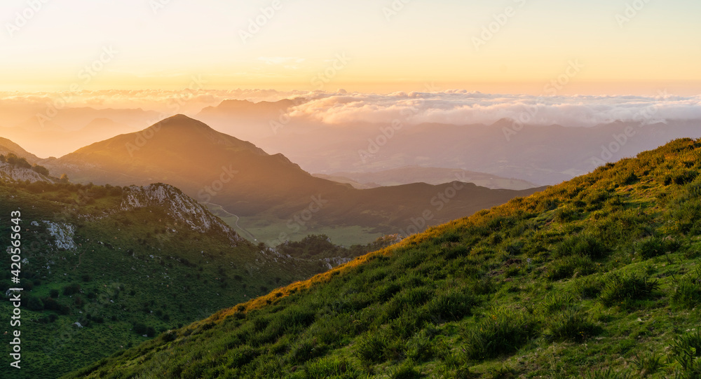 Highlands Landscape At Sunset Highlands Landscape At Sunset