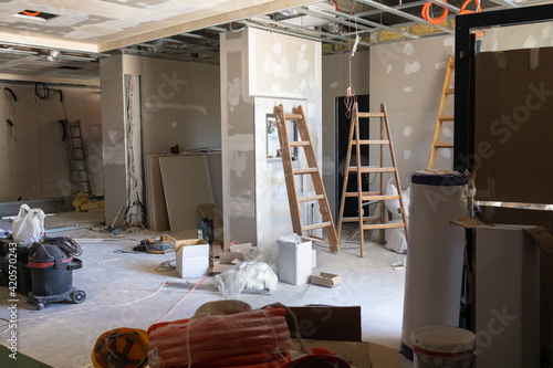 Indoor construction site photo