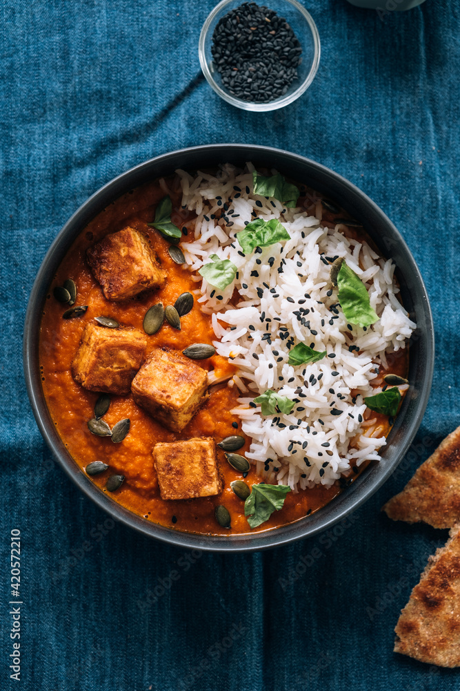 Tofu tikka masala Tofu tikka masala