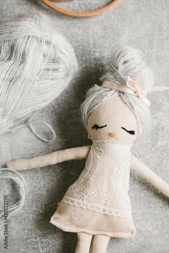 Handmade doll photo