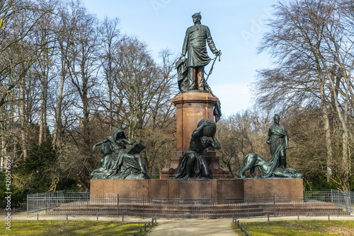 Bismarck statue and memorial in Berlin Germany - travel photography