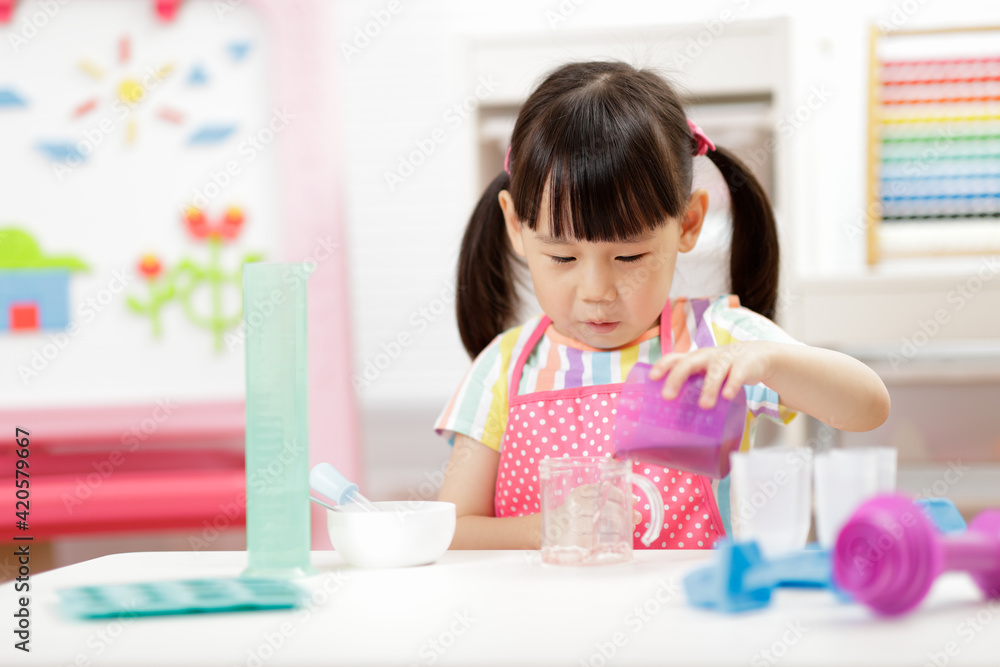 young girl making sweet gems for homeschooling young girl making sweet gems for homeschooling