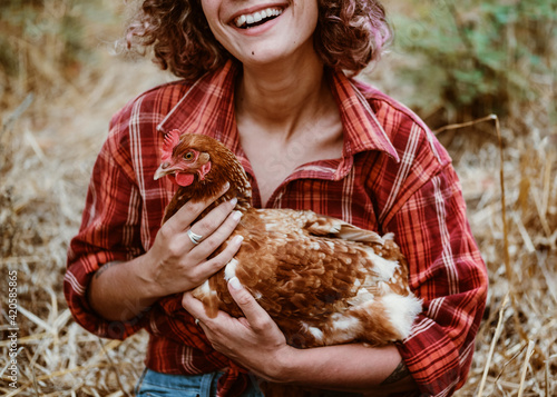 chicken hug photo