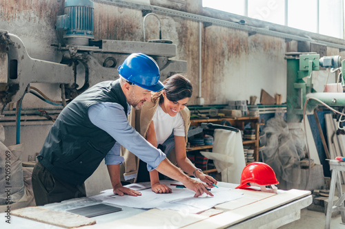 A Work Day in the Marble Warehouse photo