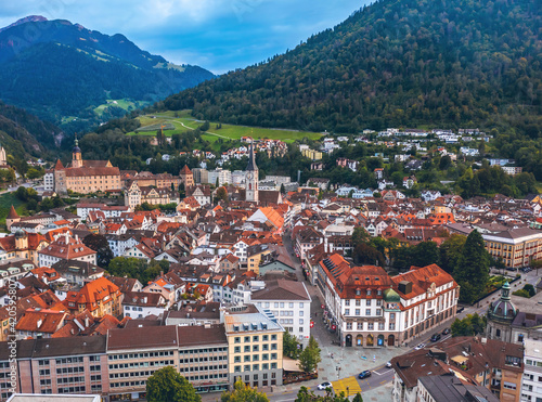 Obraz na płótnie Chur, Switzerland w salonie