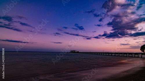 Fotografie Atardecer en la Playa de Puerto Armuelles, Chiriquí, Panamá