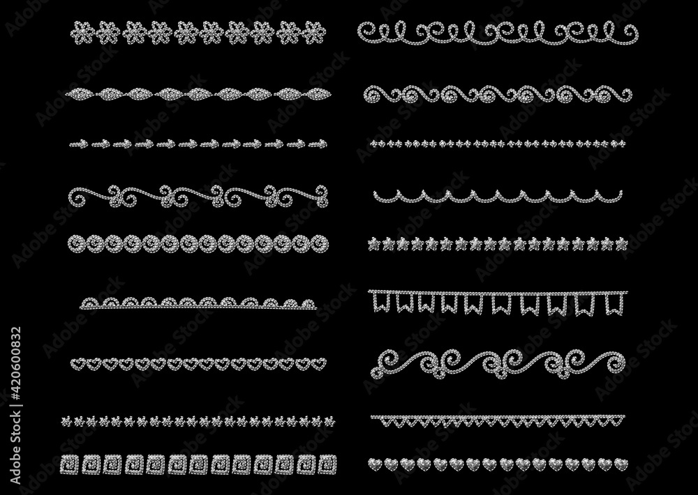 Fototapeta premium border pattern