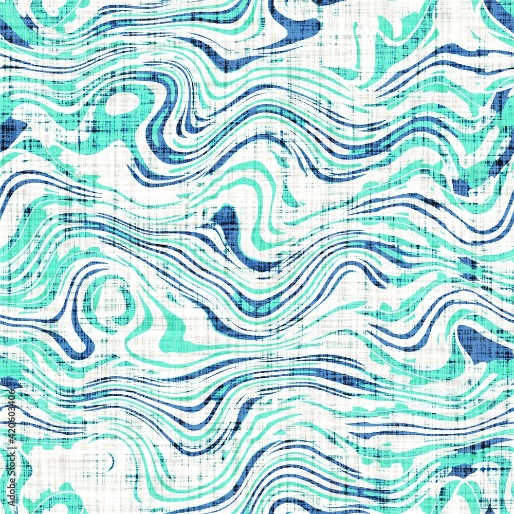 Blue mottled glitch marble linen texture background. Seamless abstract textile effect. Distressed aqua melange dye pattern. Coastal cottage decor, modern sail fashion, soft furnishing repeat cloth
Blue mottled glitch marble linen texture background. Seamless abstract textile effect. Distressed aqua melange dye pattern. Coastal cottage decor, modern sail fashion, soft furnishing repeat cloth