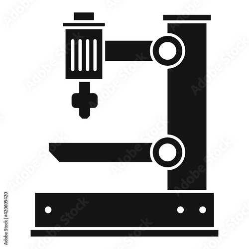 Electric milling machine icon, simple style