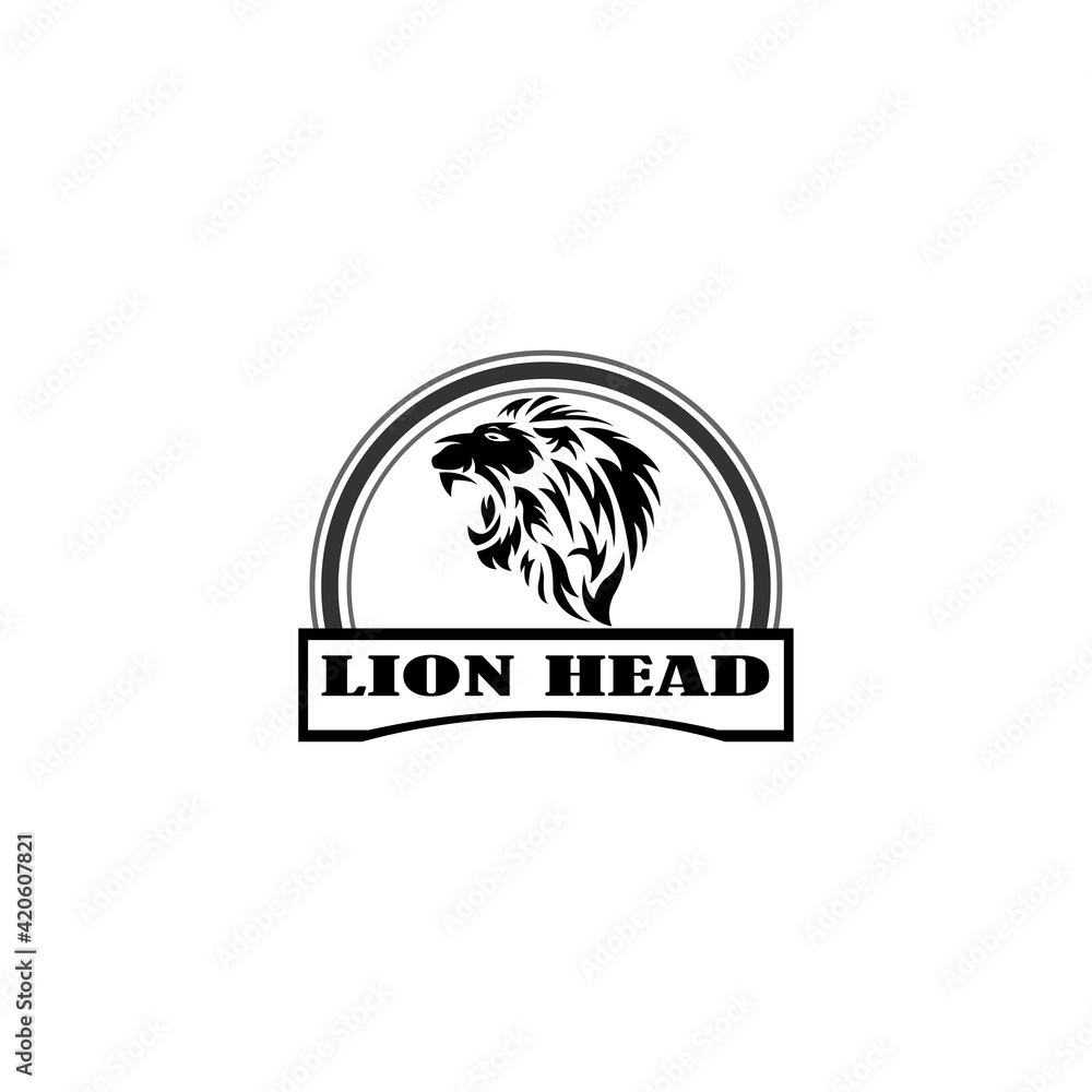 Creative head Lion Logo Templates