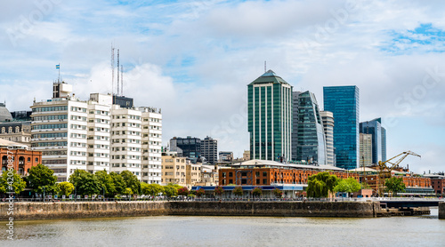 Puerto Madero Waterfront in Buenos Aires  Argentina
