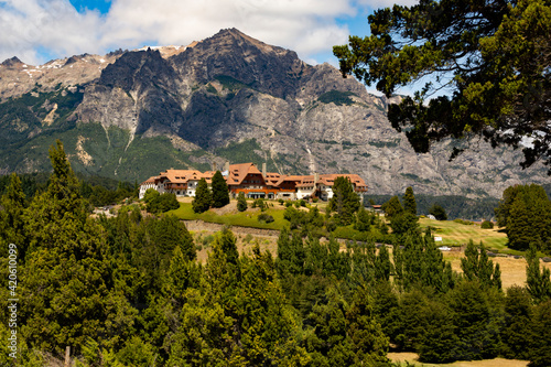 landscape with mountains