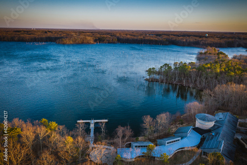 Aerial of Manasquan Reservoir  photo