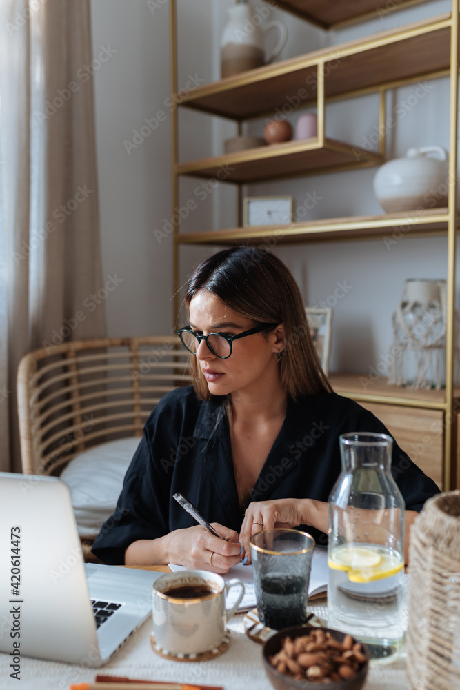 Woman Working at Home Woman Working at Home