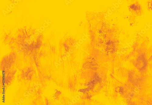 Yellow abstract dirty art. Vibrant dirty drawing.