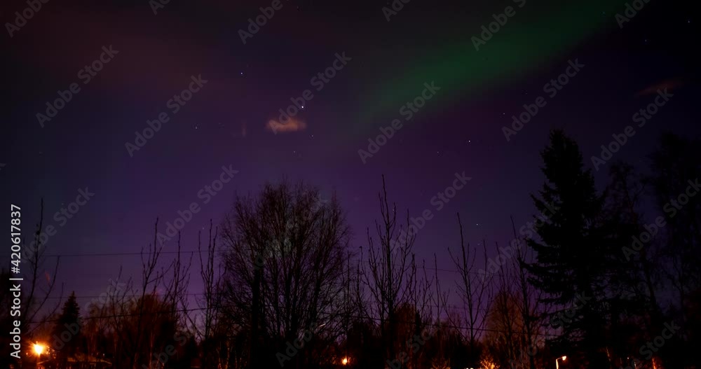 Aurora over Anchorage, Alaska Aurora over Anchorage, Alaska