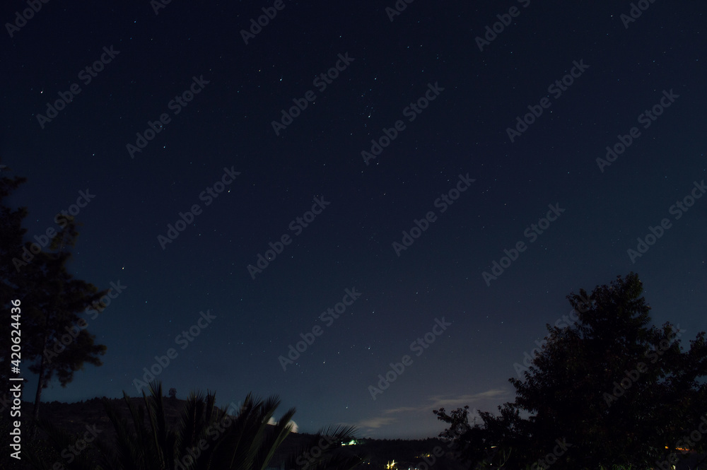 Naklejka premium starry night sky