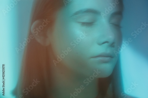 Calm closeup portrait