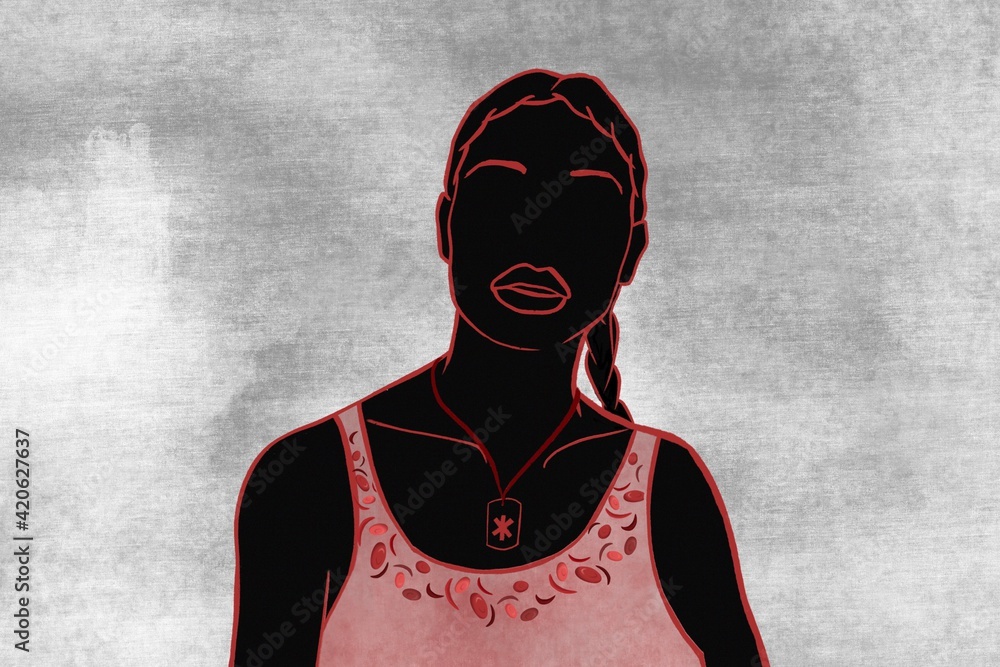 Anonymous woman with sickle cell Anonymous woman with sickle cell