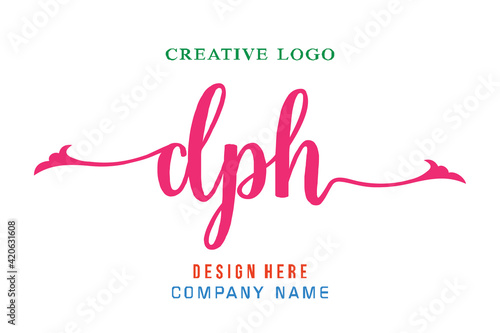 DPH lettering logo is simple, easy to understand and authoritative