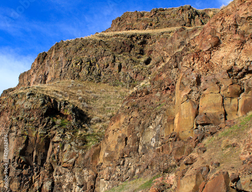 Rock Cliff in the Snake River Canyon