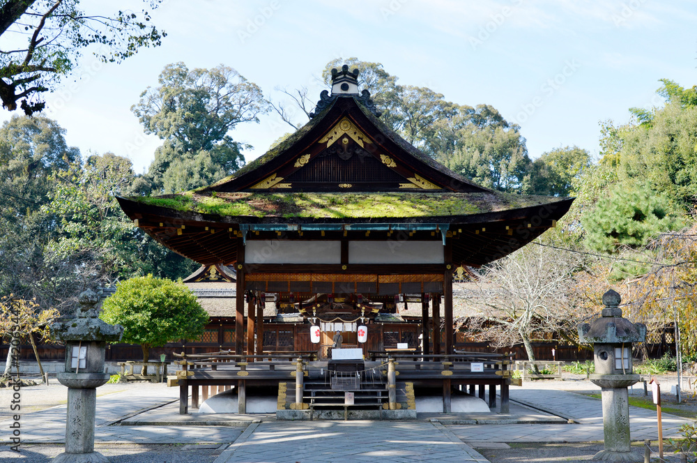 平野神社　拝殿　京都市