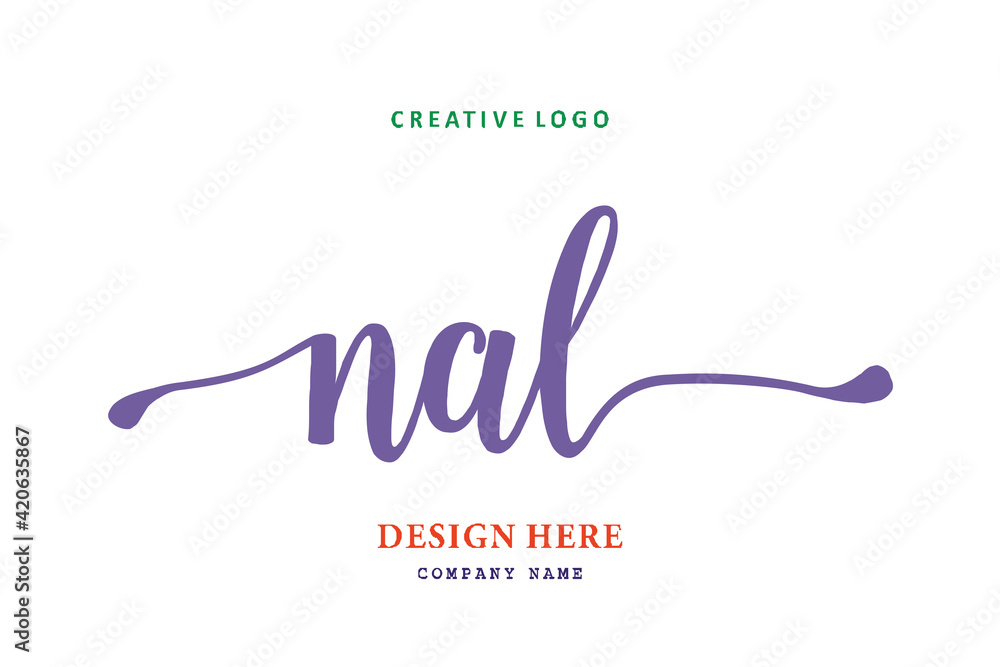 NAL lettering logo is simple, easy to understand and authoritative NAL lettering logo is simple, easy to understand and authoritative