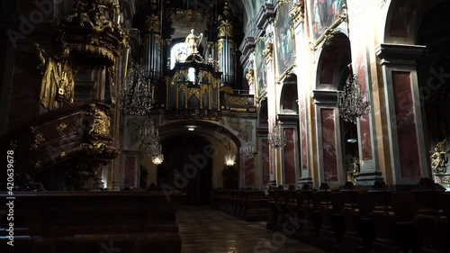 Interior View of Sankt Pölten Cathedral (Sankt Poelten), Austria photo