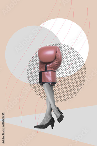 Woman boxer