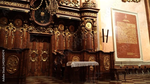 Interior View of Sankt Pölten Cathedral (Sankt Poelten), Austria photo