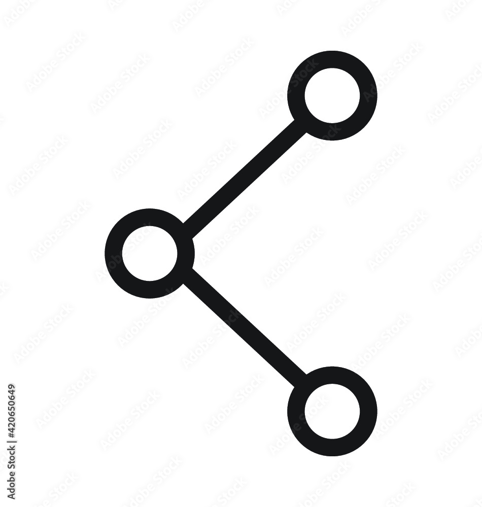 Share Line Vector Icon