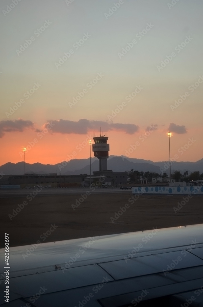 Fototapeta premium Sharm El Sheikh Airport in Egypt