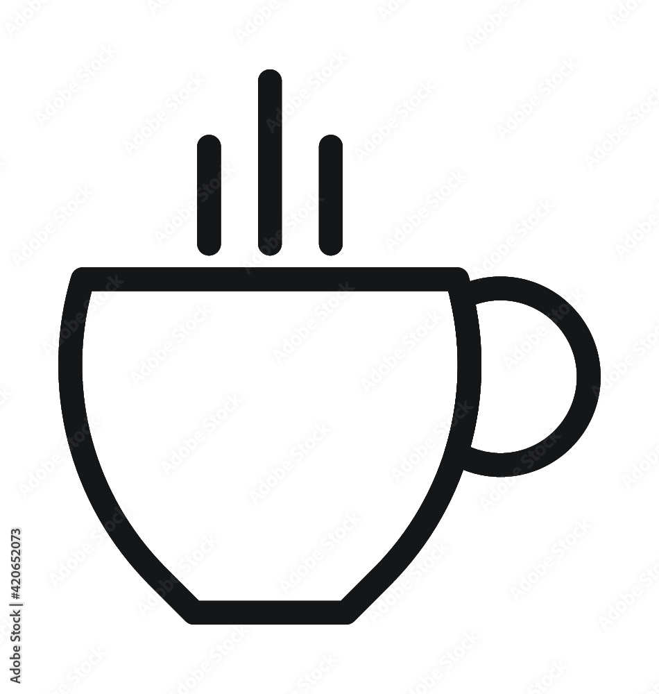 Tea Line Vector Icon Tea Line Vector Icon