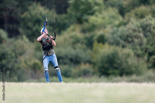 Land Kiteboarding Sport photo