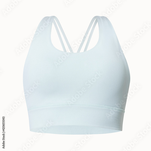Blue sports bra women&rsquo;s sportswear apparel