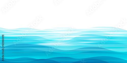  海　波　夏　背景