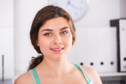 Free Download Portrait of female beginner which is working in office. - GFXLoad