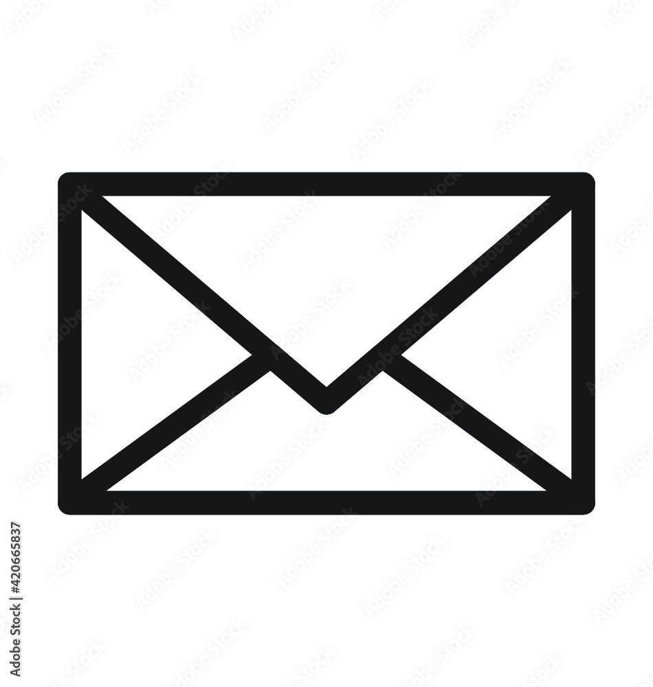 Email Line Vector Icon Email Line Vector Icon