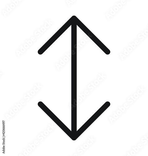 Arrows Line Vector Icon