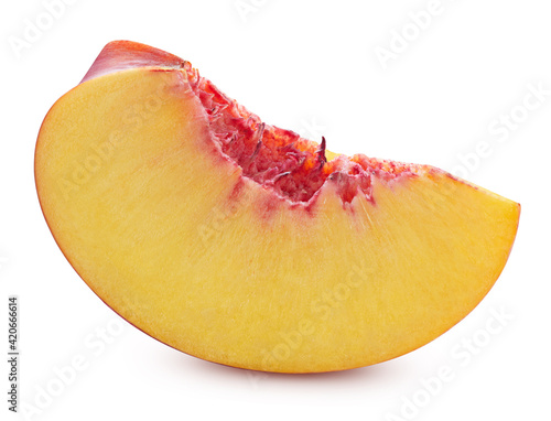 Peach isolated clipping path