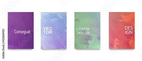 Minimal vector abstract cover notebook design. Planner and diary cover for print.