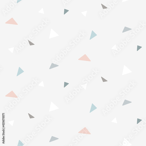 三角形のかわいいシームレスパターン