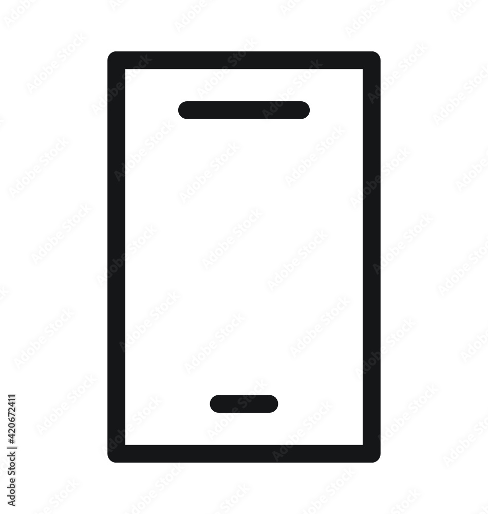 Ipad Line Vector Icon Ipad Line Vector Icon