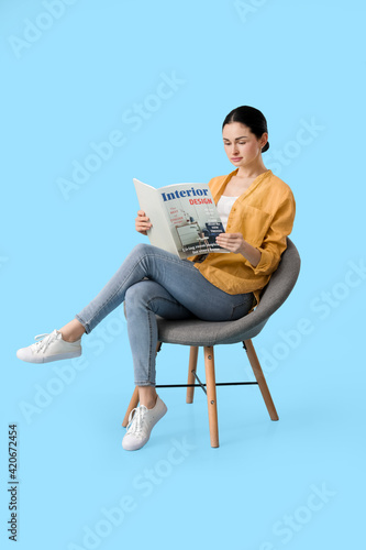 Beautiful young woman with ...