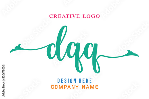 DQQ lettering logo is simple, easy to understand and authoritative photo