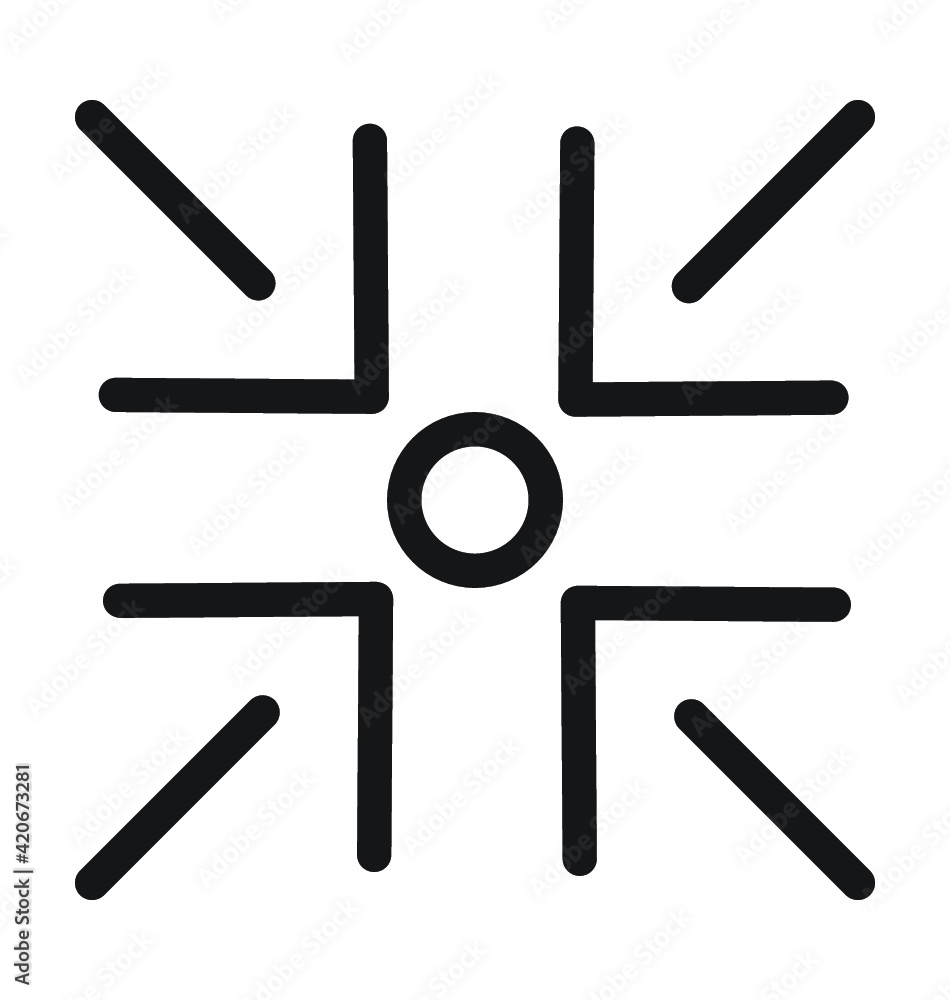Enlarge Line Vector Icon Enlarge Line Vector Icon