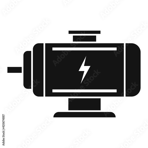 Hybrid engine icon, simple style