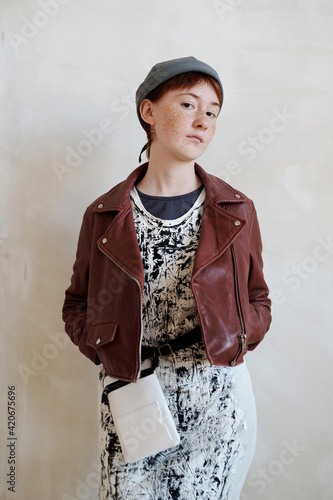 Teenage girl in informal daywear photo