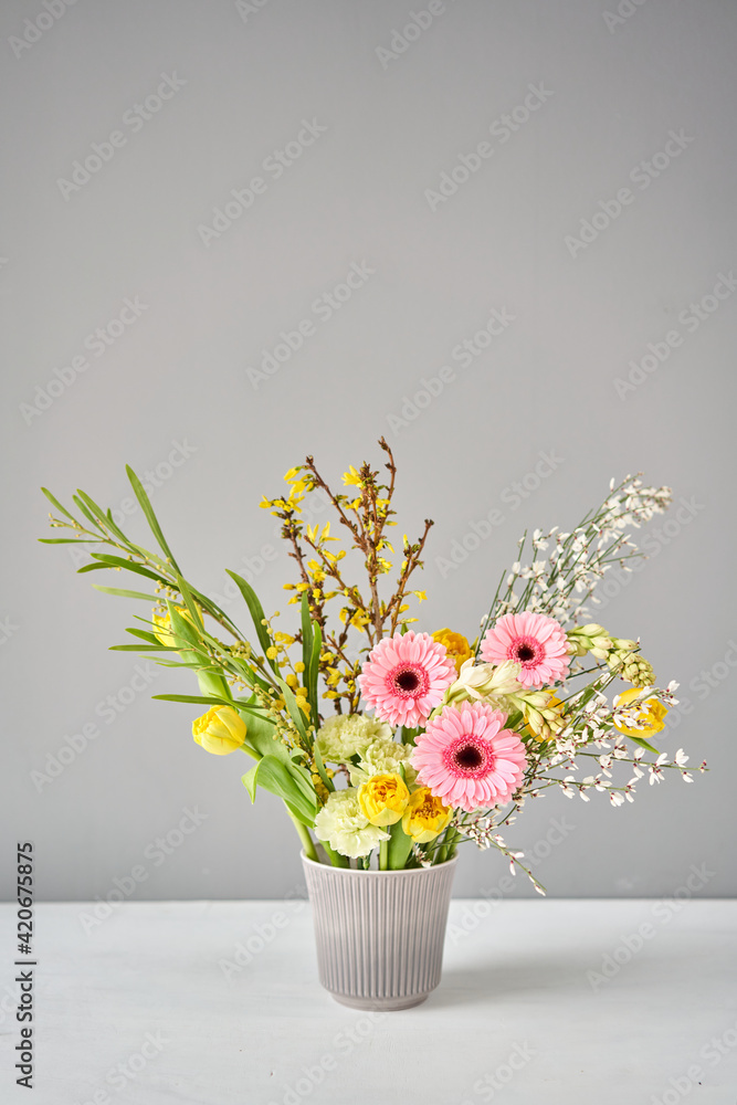 custom made wallpaper toronto digitalBouquet 013. Finished flower arrangement in a vase for home. Flowers bunch, set for interior. Fresh cut flowers for decoration home. European floral shop. Delivery fresh cut flower.